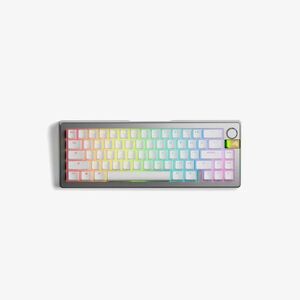 GLORIOUS GMMK 3 PRO HE 65% Prebuilt Wireless Silver - US kép