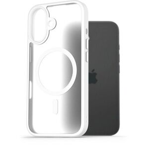 AlzaGuard Matte Case Compatible with Magsafe iPhone 16 fehér tok kép