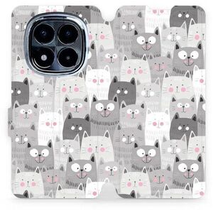 Mobiwear Poco X7 flip tok - macskák kép