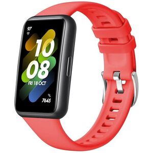 FIXED Silicone Strap Huawei Band 7 - piros kép