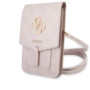 Guess PU 4G Metal Logo Phone Bag Pink tok kép