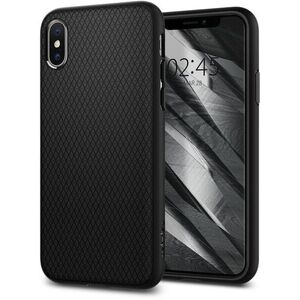 Spigen Liquid Air iPhone XS/X fekete tok kép