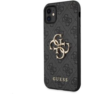 Guess PU 4G Metal Logo Apple iPhone 11 Grey tok kép