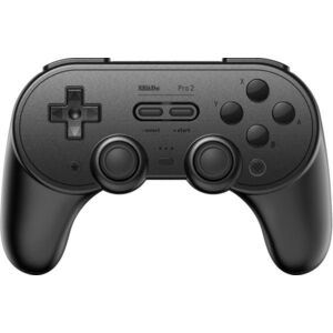 8BitDo Pro 2 Wireless Controller (Hall Effect Joystick) - Black Edition - Nintendo Switch kép