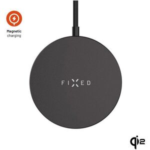 FIXED MagPad Slim fekete MagSafe Qi2 15W tok kép