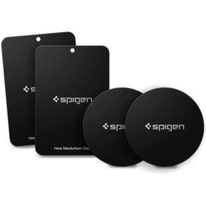 Spigen Kuel MP-4P Car Mount Metal Plates Black kép