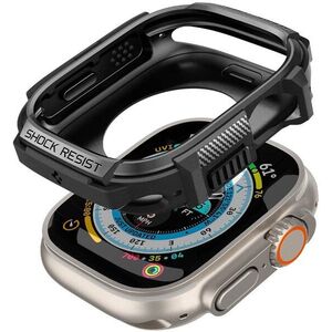 Spigen Rugged Armor Black Apple Watch Ultra 49mm kép