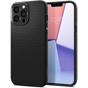 Spigen Liquid Air iPhone 13 Pro matt fekete tok kép