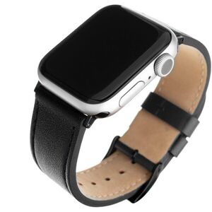 FIXED Leather Strap Apple Watch 42/44/45/Ultra 49mm - fekete kép