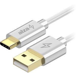 AlzaPower AluCore Charge USB-A to USB-C 2.0 2m, fehér kép