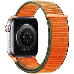 Eternico Airy Apple Watch 44mm / 45mm / 46mm / Ultra 49mm - Coral Orange and Brown edge kép