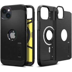 Spigen Tough Armor MagSafe iPhone 14 fekete tok kép