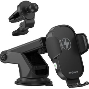 AlzaPower WF410 Wireless Car Charger 15W fekete kép