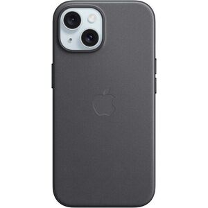 Apple iPhone 15 FineWoven-szövet fekete MagSafe tok kép