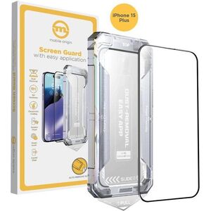Mobile Origin Yellow Screen Guard iPhone 15 Plus üvegfólia + applikátor kép