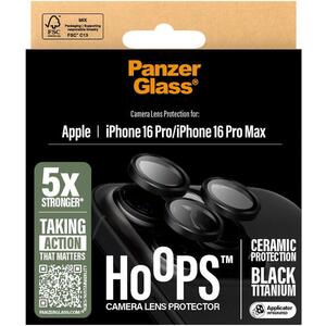 PanzerGlass HoOps Ceramic Apple iPhone 16 Pro/15 Pro/16 Pro Max/15 Pro Max fekete titán kép