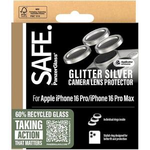 PanzerGlass SAFE Camera Apple iPhone 16 Pro/15 Pro/16 Pro Max/15 Pro Max ezüst csillámos HoOps kép