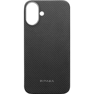 Pitaka MagEZ Case 5 Black/Grey Twill iPhone 16 Plus tok kép