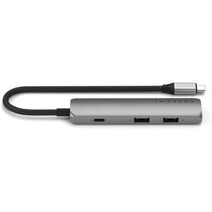 Satechi 4in1 USB-C Slim Multiport 4K adapter, szürke kép