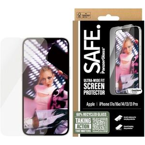 PanzerGlass SAFE Apple iPhone 17e/16e/14/13/13 Pro üvegfólia + telepítő keret kép