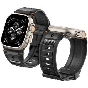 Spigen Rugged Ultra Band Matte Black Apple Watch 49mm/45mm/44mm/42mm kép