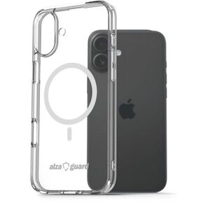 AlzaGuard iPhone 16 Plus Crystal Clear TPU Case Compatible with Magsafe tok kép
