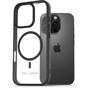 AlzaGuard iPhone 16 Pro Clear TPU Case Compatible with Magsafe tok kép