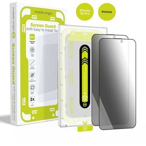 Mobile Origin Screen Guard Privacy With Easy Applicator 2 Pack iPhone 16 Pro üvegfólia kép