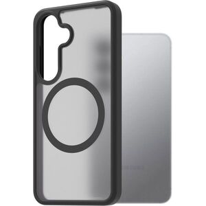 AlzaGuard Matte Case Compatible with Magsafe Samsung Galaxy S25 fekete tok kép