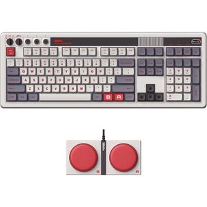 8BitDo Retro Mechanical Keyboard (N Edition) with Integrated Numpad + Dual Super Buttons - UK kép