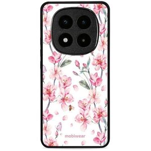 Mobiwear Glossy Poco X7 fényes tok - virágok kép