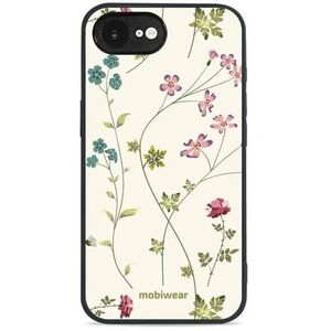 Mobiwear Glossy Apple iPhone 16e / 17e fényes tok - vékony szárú növények kép