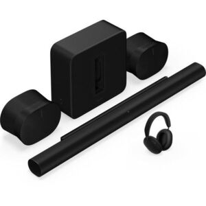Sonos Ace Black + Sonos Arc Ultra + Sonos Sub 4 + 2x Sonos Era 300 kép