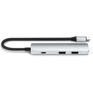Satechi 4in1 USB-C Slim Multiport 4K adapter, ezüst kép