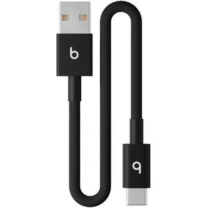 Apple Beats USB-A to USB-C Woven Short Cable (20cm) - Bolt Black kép
