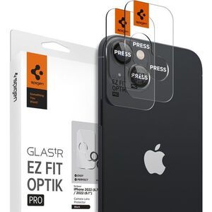 Spigen tR EZ Fit Optik Pro 2 Pack Black iPhone 14/iPhone 14 Plus/15/15 Plus kép