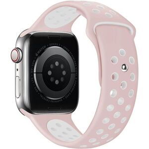 Eternico Sporty Apple Watch 38mm / 40mm / 41mm / 42mm - Cloud White and Pink kép