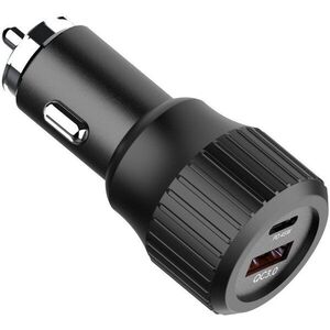 Choetech USB-C PD 45 W + USB 18W (total 63 W) Car Charger kép