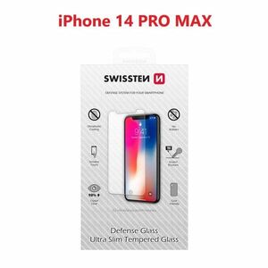Swissten Apple iPhone 14 Pro Max üvegfólia - fekete kép