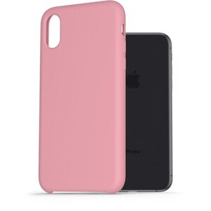 AlzaGuard Premium Liquid Silicone Case iPhone X / Xs rózsaszín tok kép