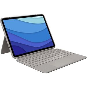 Logitech Combo Touch iPad Pro 11" (1., 2. a 3. gen), homokszín - UK kép