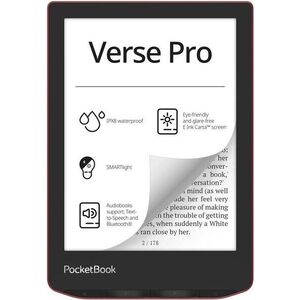 PocketBook 634 Verse Pro Passion Red - piros kép