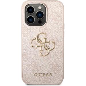 Guess PU 4G Metal Logo iPhone 15 Pro rózsaszín tok kép