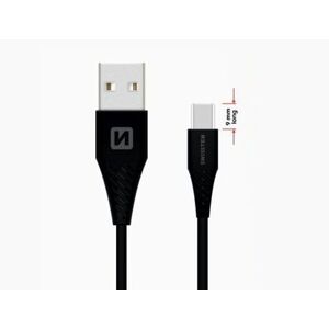Swissten USB-C 1, 5 m, fekete kép