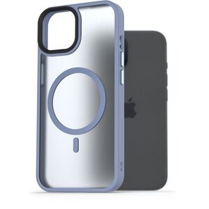 AlzaGuard Matte Case iPhone 15 MagSafe világoskék tok kép