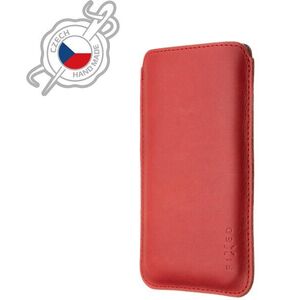 FIXED Slim Torcello Apple iPhone 12/12 Pro/13/13 Pro piros valódi bőr tok kép