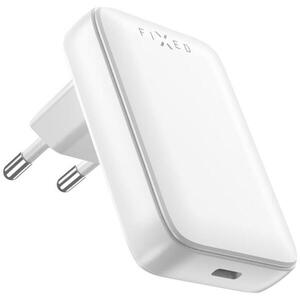FIXED Slim GaN USB-C kimenet + PD támogatás, 30 W, fehér kép