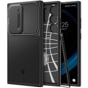 Spigen Samsung Galaxy S24 Ultra Optik Armor Black tok kép