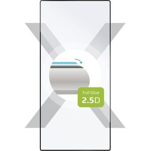 FIXED FullGlue-Cover Samsung Galaxy S24 Ultra-hoz, kijelzőbe épített ujjlenyomat olvasó, fekete kép