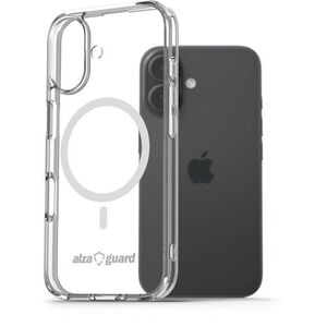 AlzaGuard iPhone 16 Crystal Clear TPU Case Compatible with Magsafe tok kép